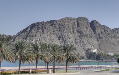 Fototapeta na wymiar Oman, Mascate et Matrah