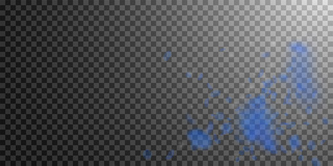 Dark blue flower petals falling down. Precious rom