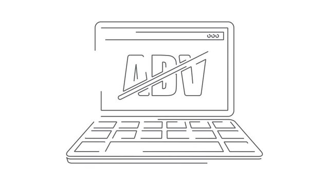 Advertising block concept