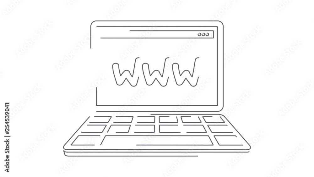 Poster web connected computer
