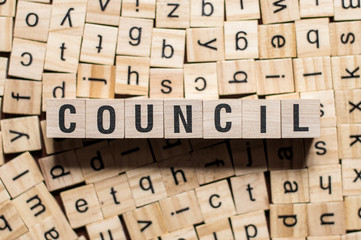 the word of COUNCIL on building blocks concept