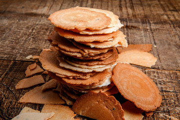 Traditional Japanese rice crackers - senbei