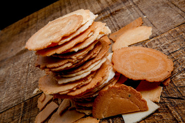 Traditional Japanese rice crackers - senbei