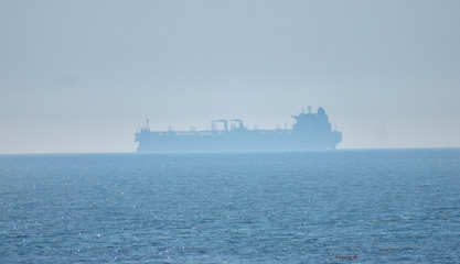 cargo ship in the sea