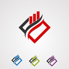 box market logo vector concept, icon,element, and template for company