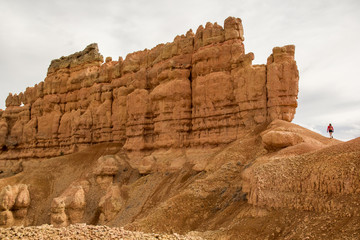 Adventurous, Beautiful Young Woman Enjoying An Incredible Trail Run In Southern Utah