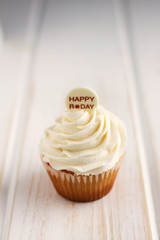 happy birthday cupcake