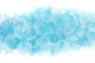 空 雲 青 夏 水彩 背景