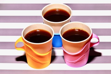 三人のコーヒー