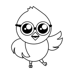 cute chick cartoon