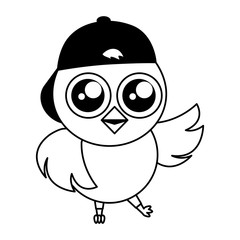 cute chick cartoon