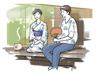 縁台-パステル調