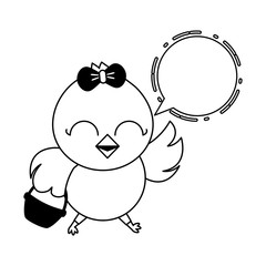cute chick cartoon
