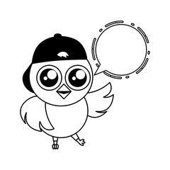 cute chick cartoon