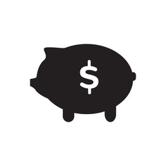 Isolated piggy money box. Vector illustration design