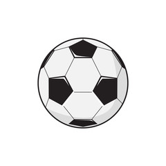 Naklejka premium Isolated soccer ball icon. Vector illustration design