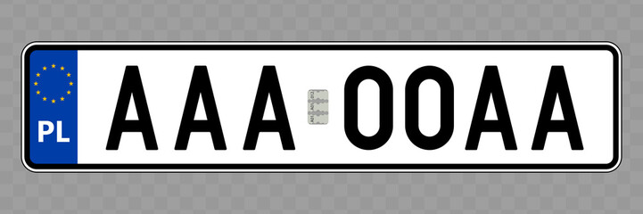 Vehicle number plate
