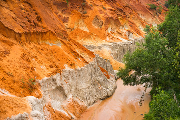 Fairy Stream or Suoi Tien is a small stream hiding behind Mui Ne sand dunes in Phan Thiet in Vietnam