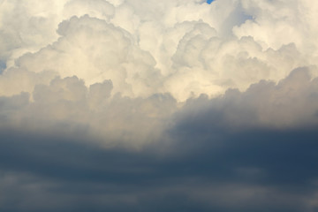 dramatic cloud on sky