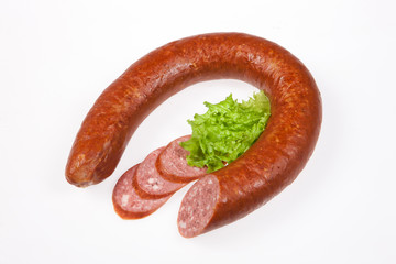 Sausage With Greenery