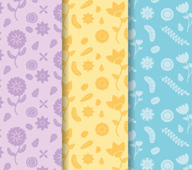 colored banners flowers decoration