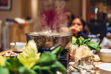 Waiting for a hot pot