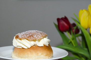 Semla, scandinavian traditional pastry