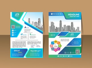 abstract cover and layout for presentation and marketing