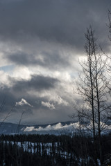 Cloud Formation Silhouette