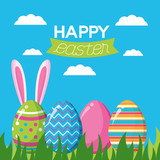happy easter celebration