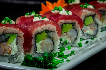 Sushi and Sashimi Japanese Food