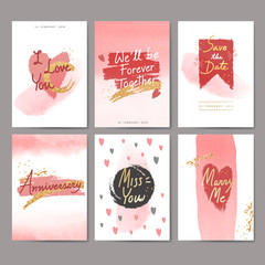 Sweet valentine card design