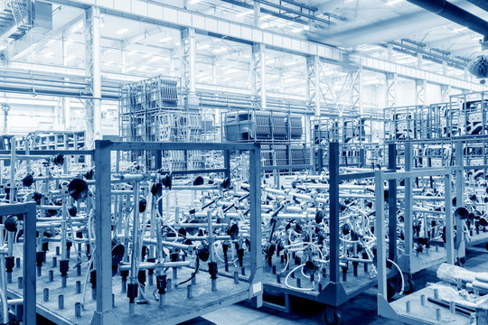Automobile factory warehouse