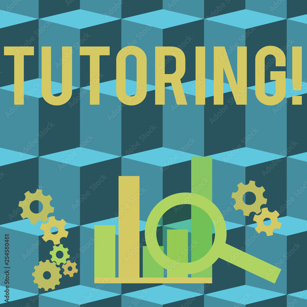 Poster conceptual hand writing showing tutoring. concept meaning mentoring teaching instructing preparing s