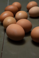 eggs on a gray background