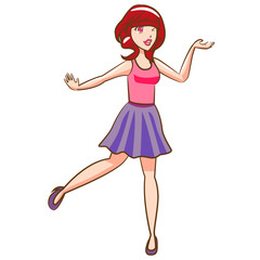 Dancer vector clipart