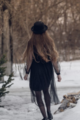 photo shoot in Gothic style