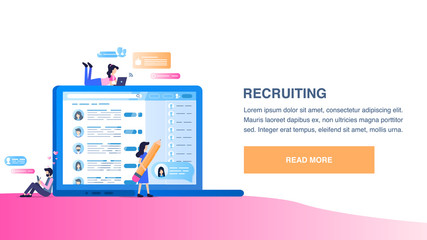 Employee Recruiting by Surfing Social Network