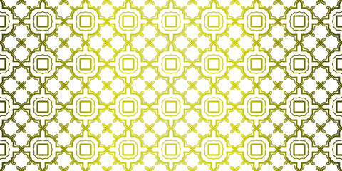 Yellow gradient Color Seamless Lace Pattern With Abstract Geometric. Stylish Fashion Design Background For Invitation Card. Illustration.