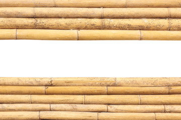 bamboo fence with space texture background