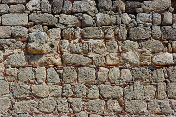 A stonework involved, a erosion, auxiliary view.