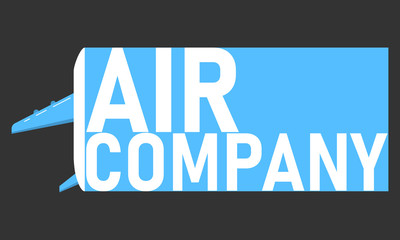 Air company logo template