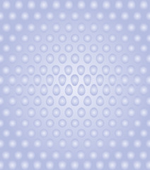 Fototapeta na wymiar 3D sphere on white and blue background. Vector illustration. Background for greeting card, packaging, site design, poster.