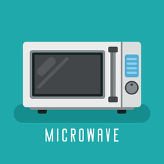 Microwave vector flat device for kitchen and cooking