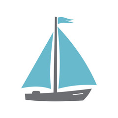 Ship icon on background for graphic and web design. Simple vector sign. Internet concept symbol for website button or mobile app.
