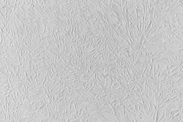 White embossed paintable wallpaper