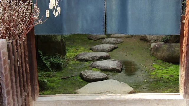 飛石 和風イメージ / Stepping stones