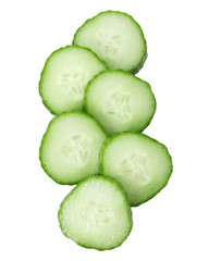 Cucumber slices