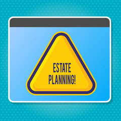 Obraz premium Handwriting text writing Estate Planning. Conceptual photo Insurance Investment Retirement Plan Mortgage Properties