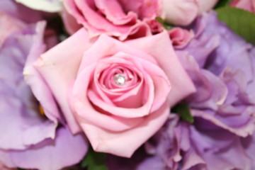 Fototapeta na wymiar Bridal Bouquet of flowers